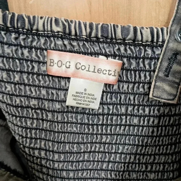 Stylish Denim Crop Top - Picture 5 of 9